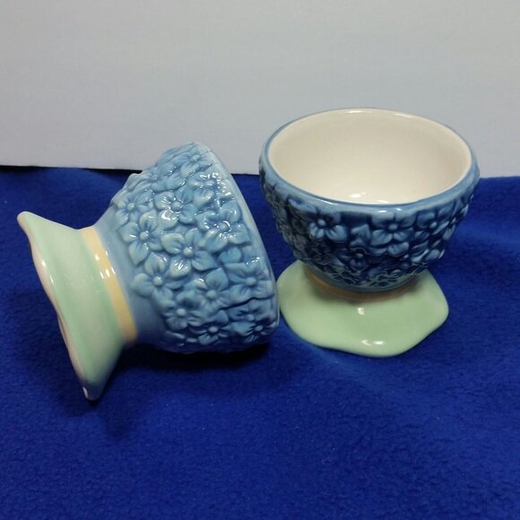 Vintage Pflatzgraff Summer Breeze Votive Candleholders Set of 2 Spring Pre-Owned - Picture 5 of 10